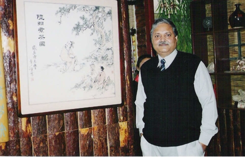 Rajiv Lochan with Li Yu